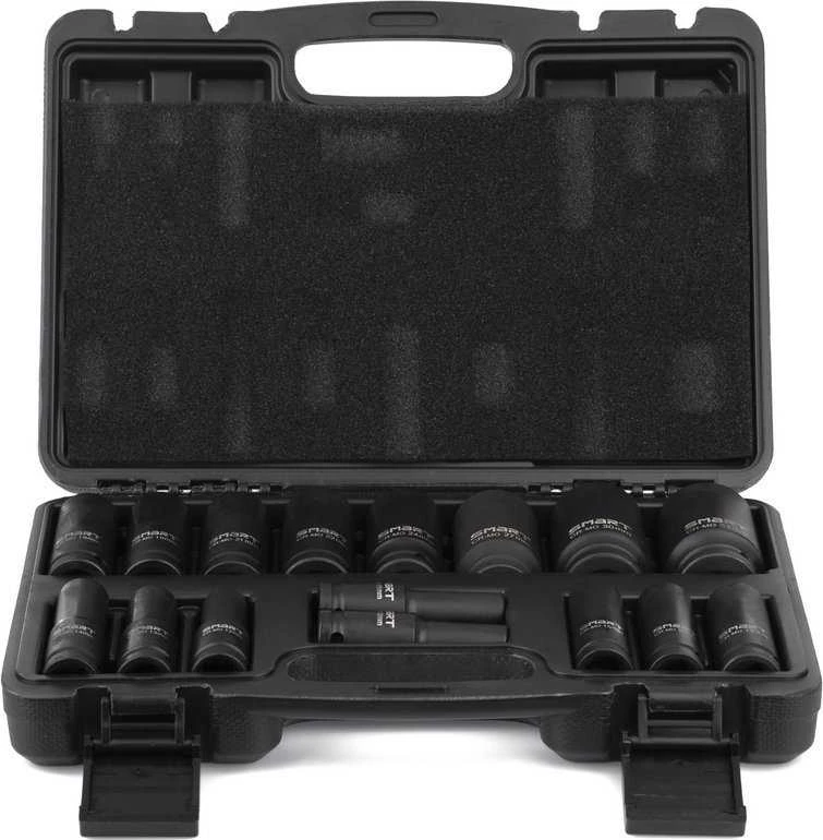 Smart Ilgų smūginių galvučių rinkinys 1/2" 10-32 mm [16 vnt.]