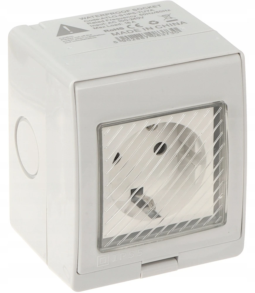 SMART SOCET ELECTRIC ATLO-S1IP5-SCH-TUYA Wi-Fi, Tuya Smart