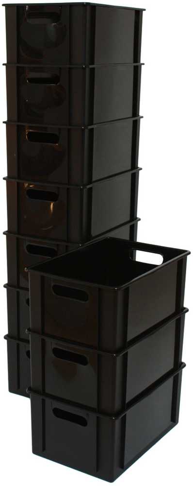 Smart-Store Klodskasse, Basic Box, sort, 12,5 L