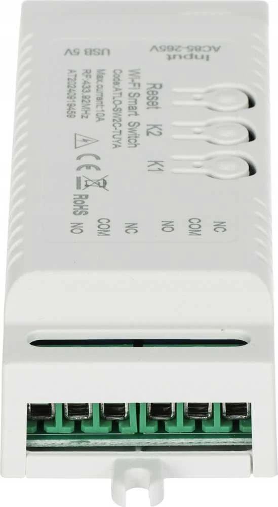 SMART SWITCH ATLO-SW2C-TUYA Wi-Fi, Tuya Smart