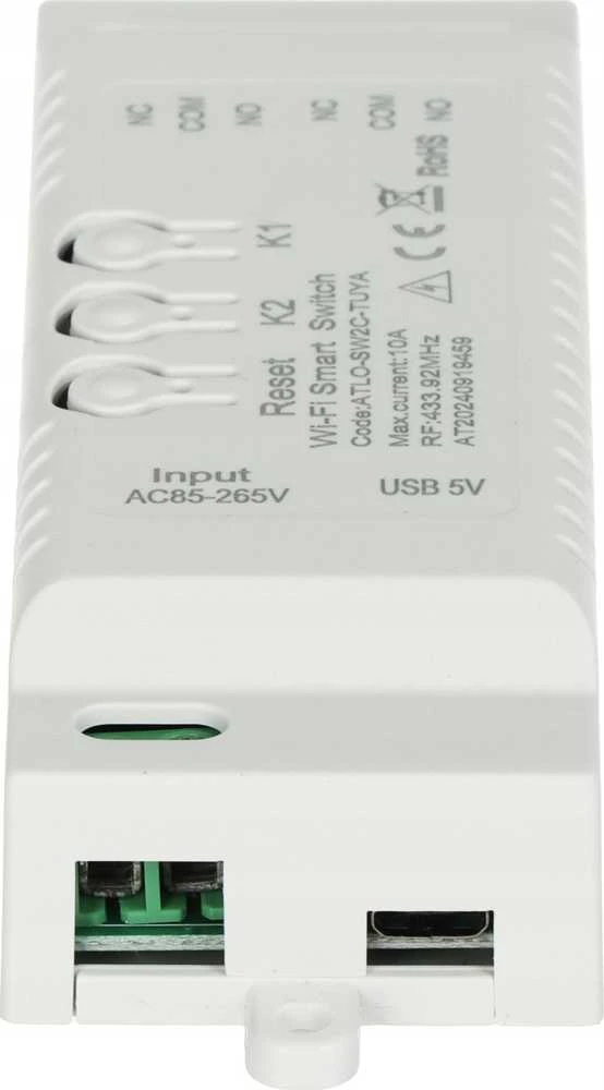 SMART SWITCH ATLO-SW2C-TUYA Wi-Fi, Tuya Smart