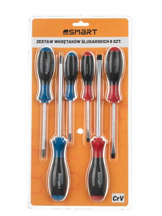 SMART365 mechaninių atsuktuvų rinkinys 6 vnt., 3xsl, 3xph