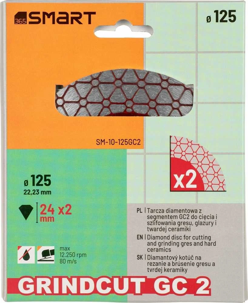Nezatříděno SMART365 2 viename diskas akmens masės ir keramikos dirbiniams apdirbti ir šlifuoti (10-125GC2)