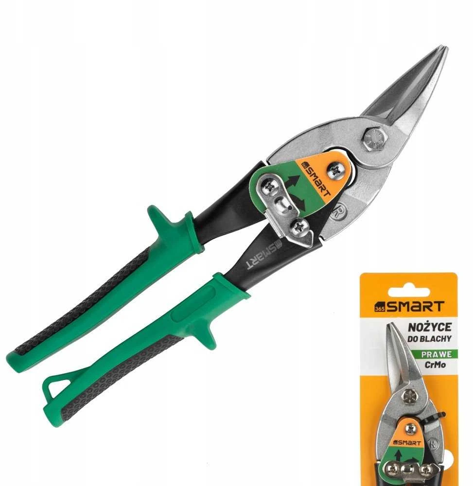 SMART365 skardos žirklės soft grip, 240 mm, CRMO, dešinės