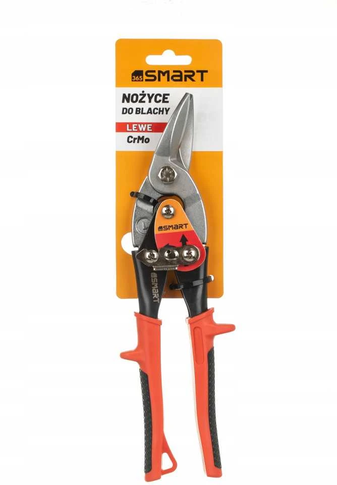SMART365 skardos žirklės soft grip, 240 mm, crmo, kairiosios
