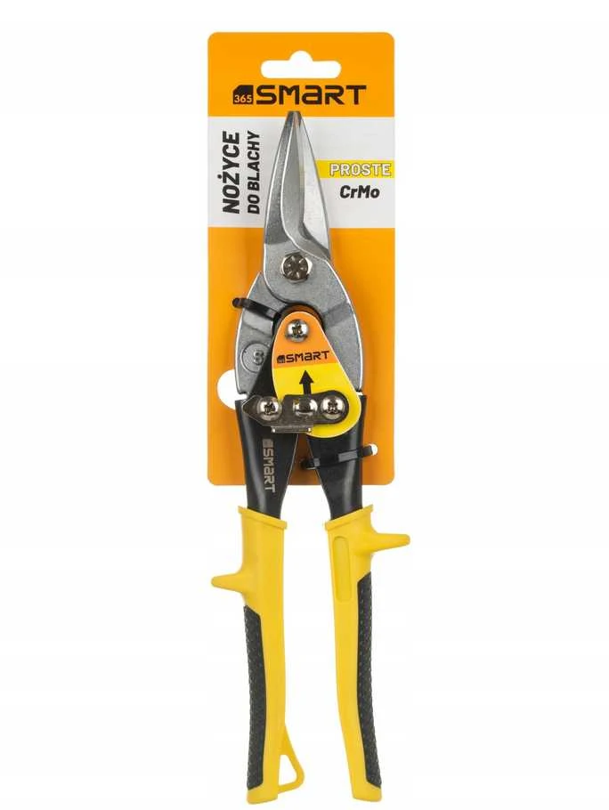 SMART365 skardos žirklės soft grip, 240 mm, crmo, tiesios