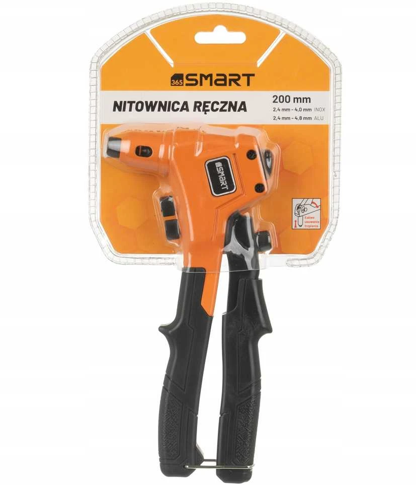 SMART365 rankinė kniedė 200 mm, 2,4 - 4,8 mm