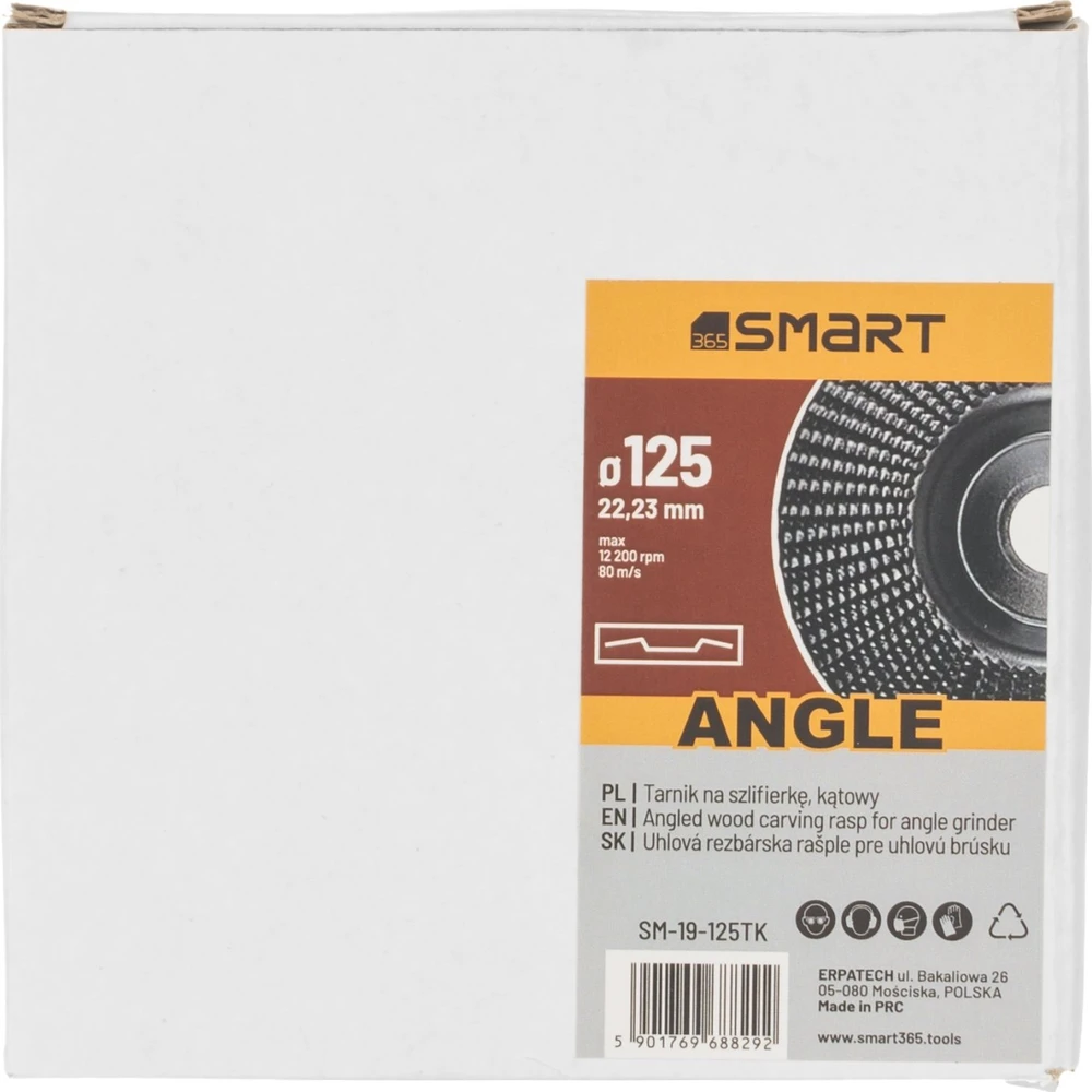 SMART365 šlifuoklis, kampinis, 125x22,23 mm