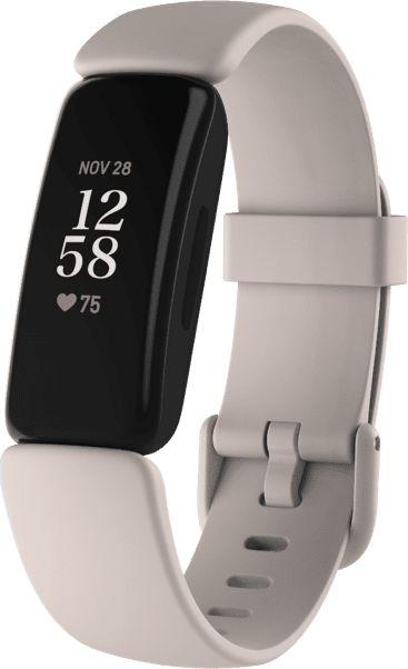 Išmanioji apyrankė Fitbit Inspire 2, Juoda su smėlio spalvos dirželiu |  Varle.lt