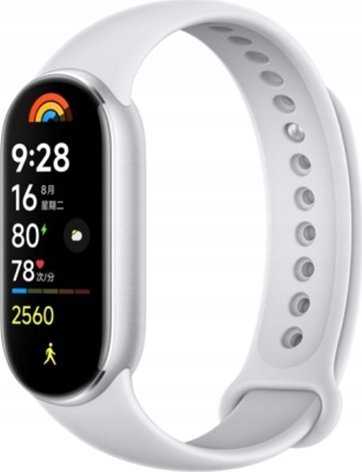 Išmanioji apyrankė Xiaomi Smart Band 9,  sidabrinės spalvos