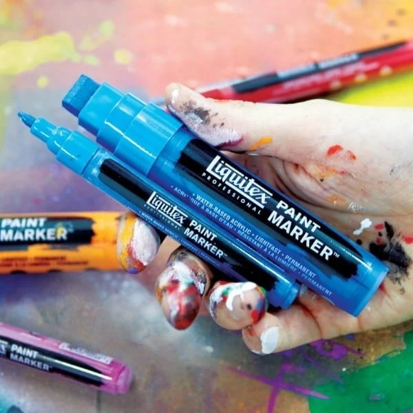 Smartmax Akrilinis markeris Liquitex 15mm 0983 fluorescent red