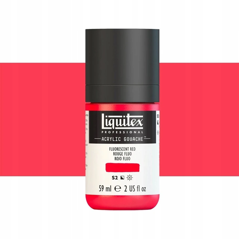 SmartMax LQX Acrylic Gouache 59ml Fluorescencyjny red 983 – SmartMax LQX akrilinis guašas 59 ml fluorescencinė raudona 983
