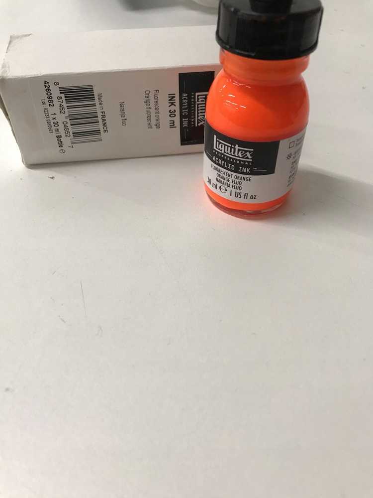 SmartMax Proff. acrylic ink 30ml flourescent oranžinis 982