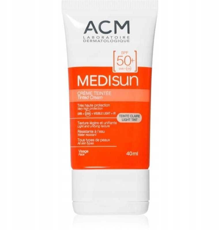 Laboratoire ACM Medisun Apsauga nuo saulės Tinted Moisturizer Light SPF 50+, 40 ml