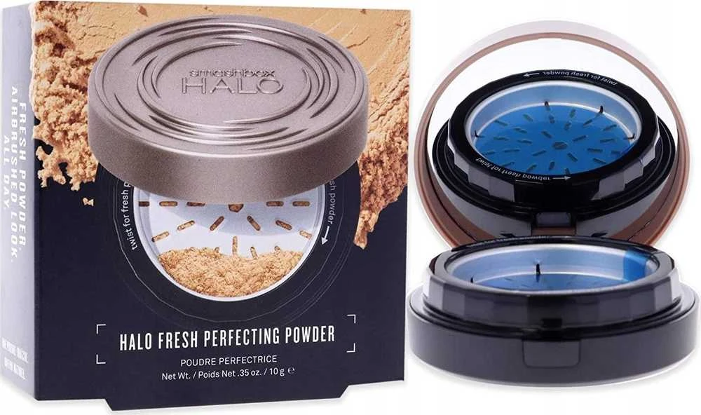 „Smashbox Halo Healthy Glow“ šviesinamųjų šviestuvų paletė „Golden Bronze“, 5 g