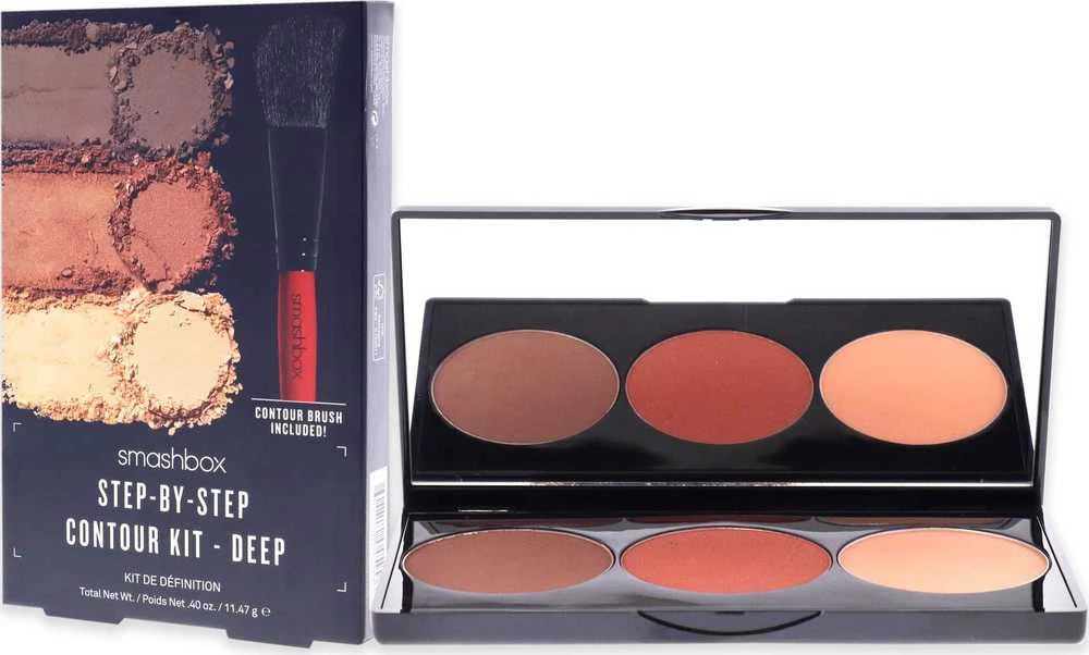 „Smashbox“, žingsnis po žingsnio, kontūravimo paletė, gili, 11,47 g