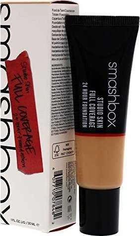 „Smashbox Studio Skin High Cover“ skystas makiažo pagrindas, 2.4, šviesus-vidutinis, šiltas ir persikinis, 30 ml