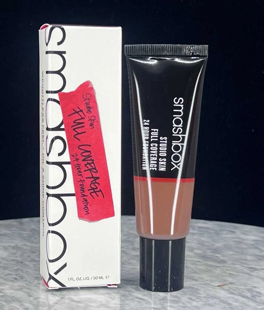 „Smashbox Studio Skin High Cover“ skystas makiažo pagrindas „Very Deep Warm“, 30 ml