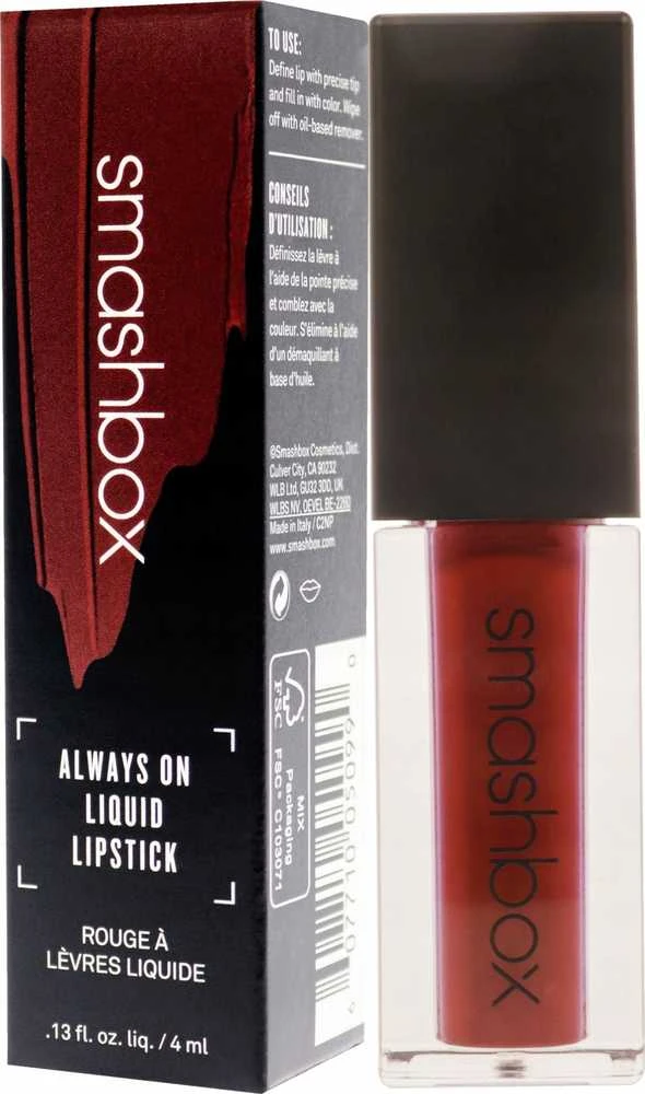 „Smashbox Always On“ skysti lūpų dažai „Miss Conduct“, 4 ml