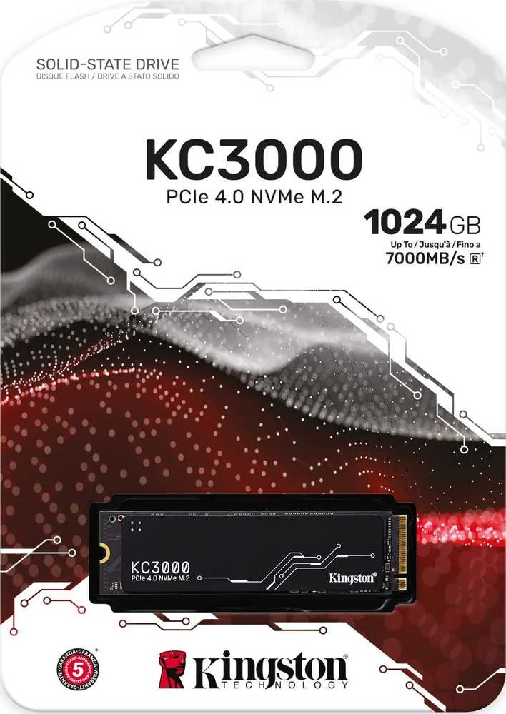 Kietasis diskas Kingston KC3000 M.2 Pcie 4.0 NVMe 1TB