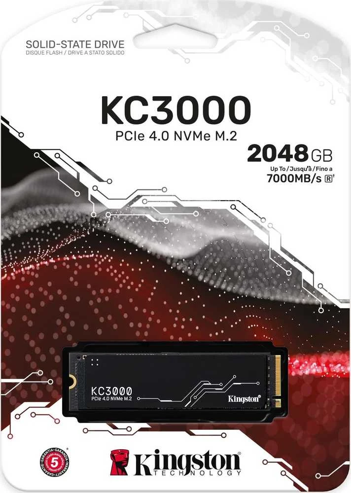 Kietasis diskas SSD Kingston KC3000 M.2 PCIe 4.0 NVMe 2TB