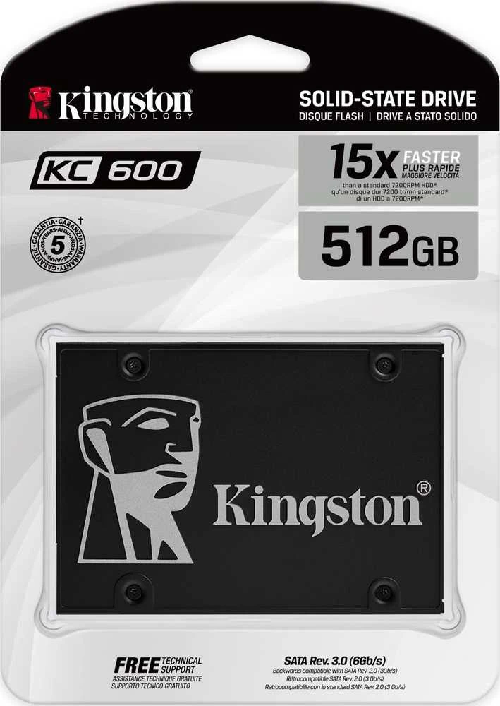 Kietasis diskas SSD Kingston KC600 512GB