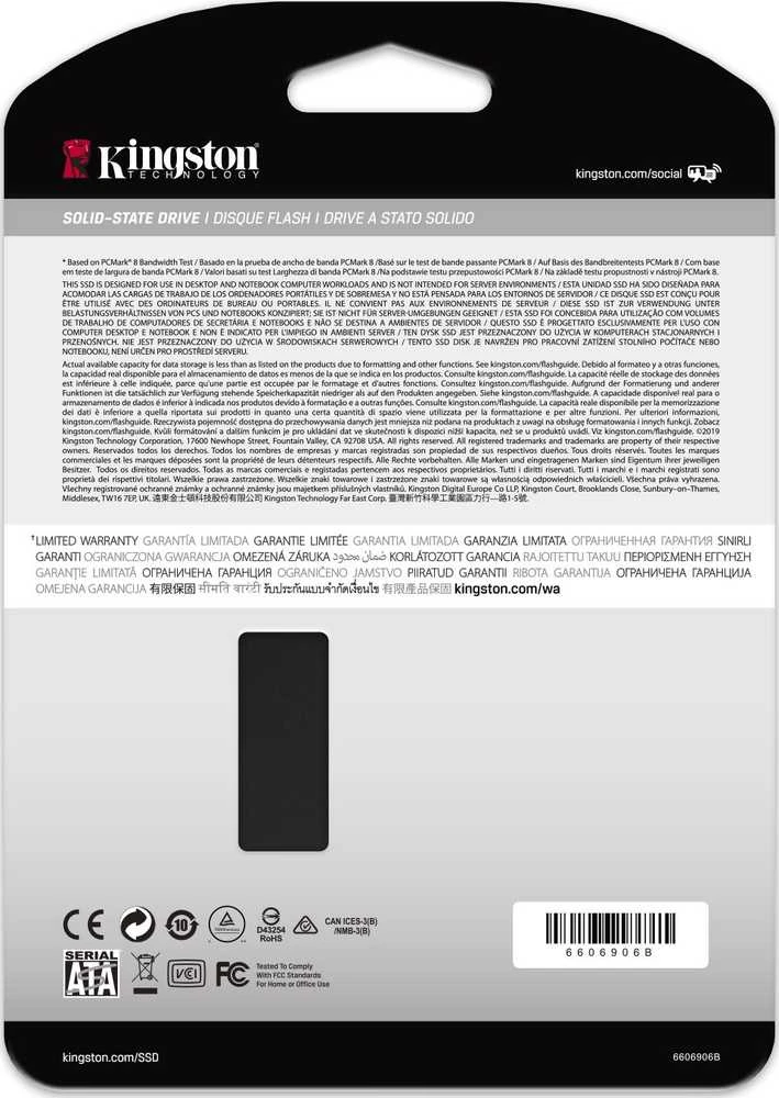 Kietasis diskas SSD Kingston KC600 512GB
