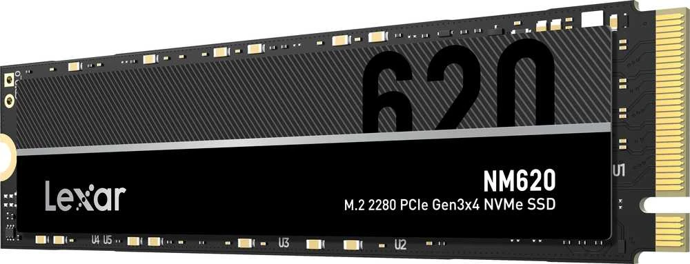 Kietasis diskas SSD Lexar NM620 2TB, skaitymo greitis 3300 MB/s, rašymo greitis 3000 MB/s