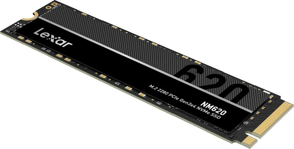 Kietasis diskas SSD Lexar NM620 2TB, skaitymo greitis 3300 MB/s, rašymo greitis 3000 MB/s