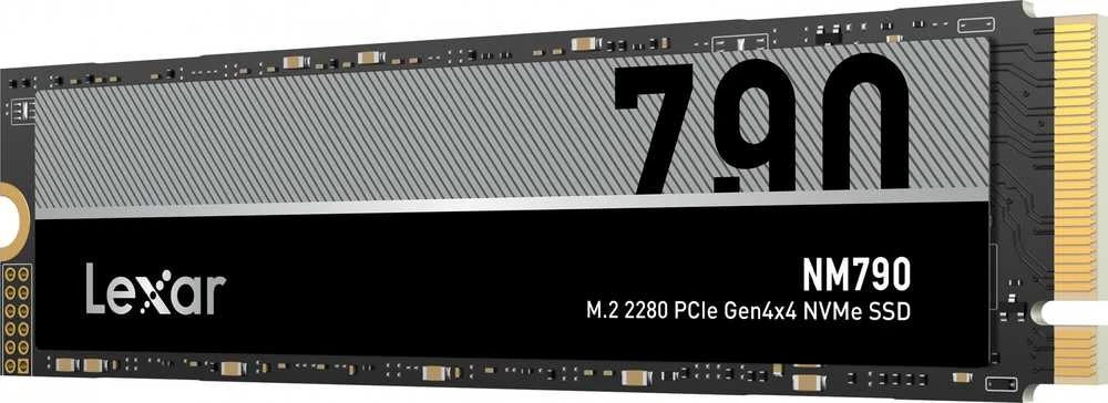 Lexar | SSD | NM790 | 1000 GB | SSD form factor M.2 2280 | Solid-state drive sąsaja M.2 NVMe | Skaitymo greitis 7400 MB/s | Rašymo greitis 6500 MB/s