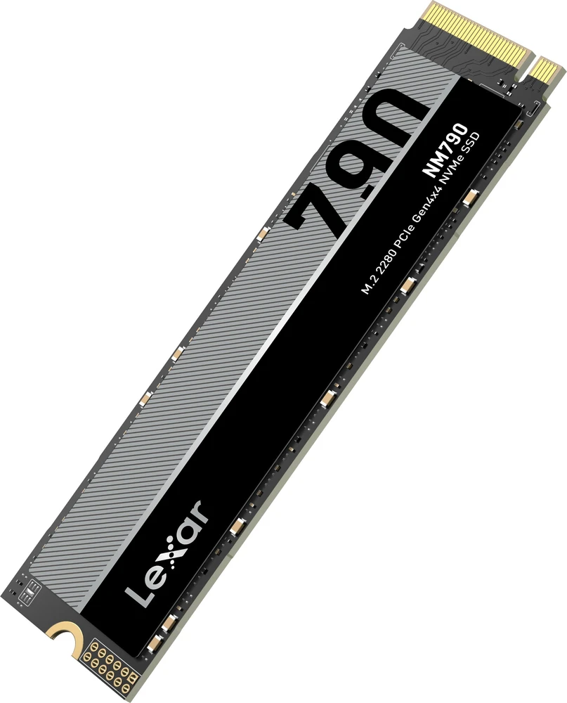 Lexar | SSD | NM790 | 512 GB | SSD form factor M.2 2280 | Solid-state drive sąsaja M.2 NVMe | Skaitymo greitis 7200 MB/s | Rašymo greitis 4400 MB/s