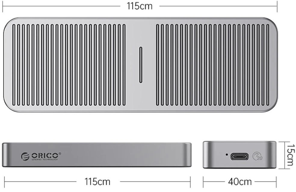 Orico M.2 aliuminis 20 Gbps