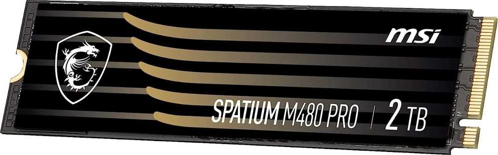 SSD kietasis diskas MSI SPATIUM M480 PRO, 2 TB PCIe Gen4x4 M.2 2280
