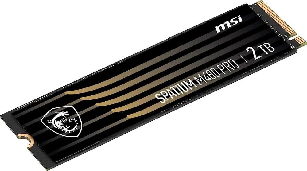 SSD kietasis diskas MSI SPATIUM M480 PRO, 2 TB PCIe Gen4x4 M.2 2280
