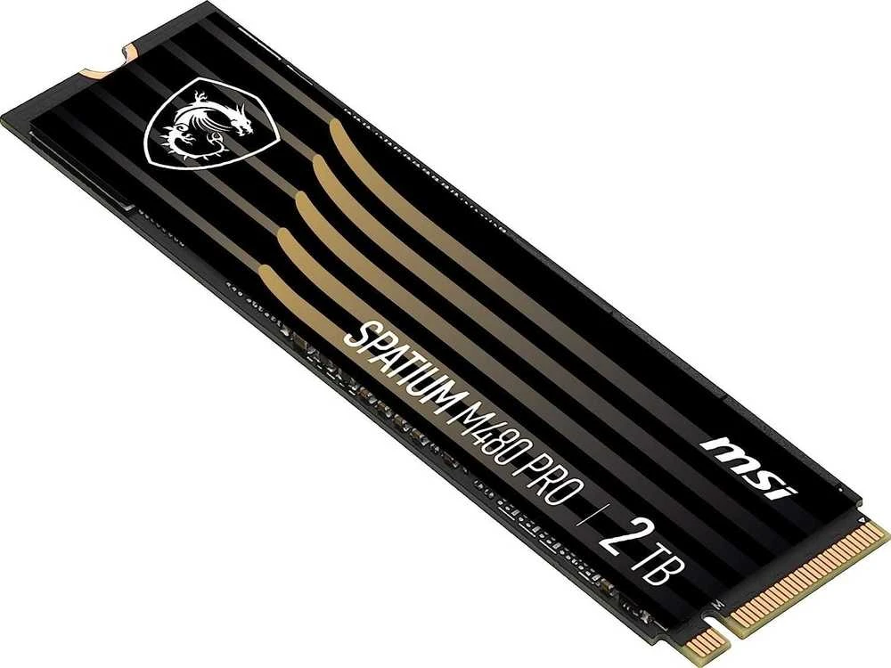 SSD kietasis diskas MSI SPATIUM M480 PRO, 2 TB PCIe Gen4x4 M.2 2280