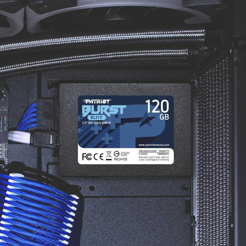 Kietasis vidinis diskas SSD Patriot Burst Elite 120 GB 2.5" SATA III