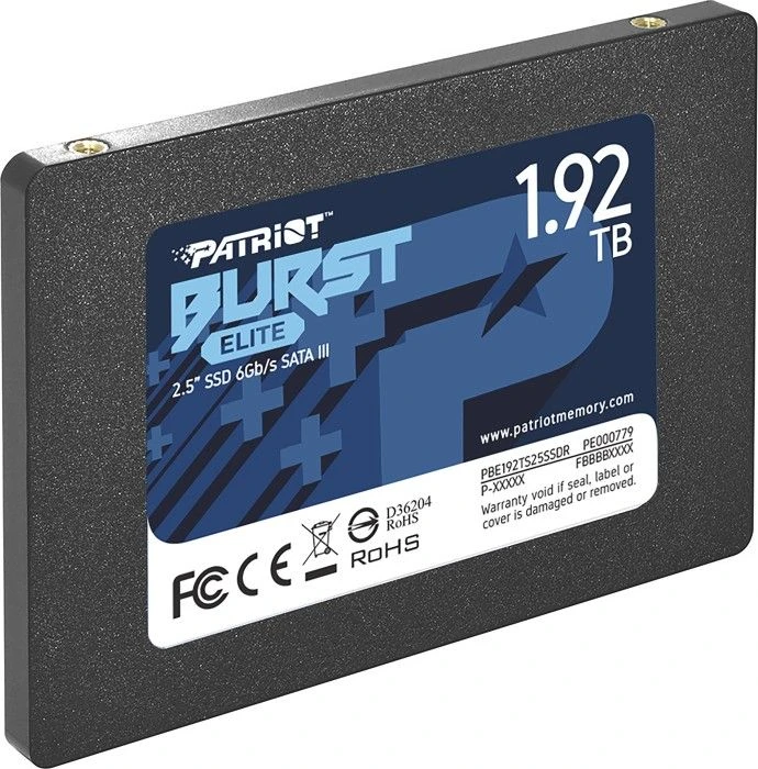 Kietasis vidinis diskas SSD Patriot Burst Elite 1.92 TB 2.5" SATA III