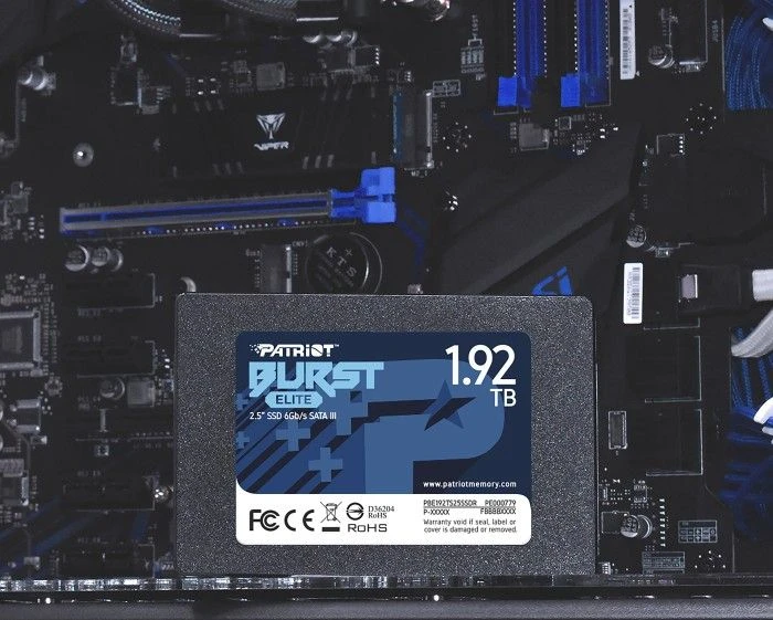 Kietasis vidinis diskas SSD Patriot Burst Elite 1.92 TB 2.5" SATA III