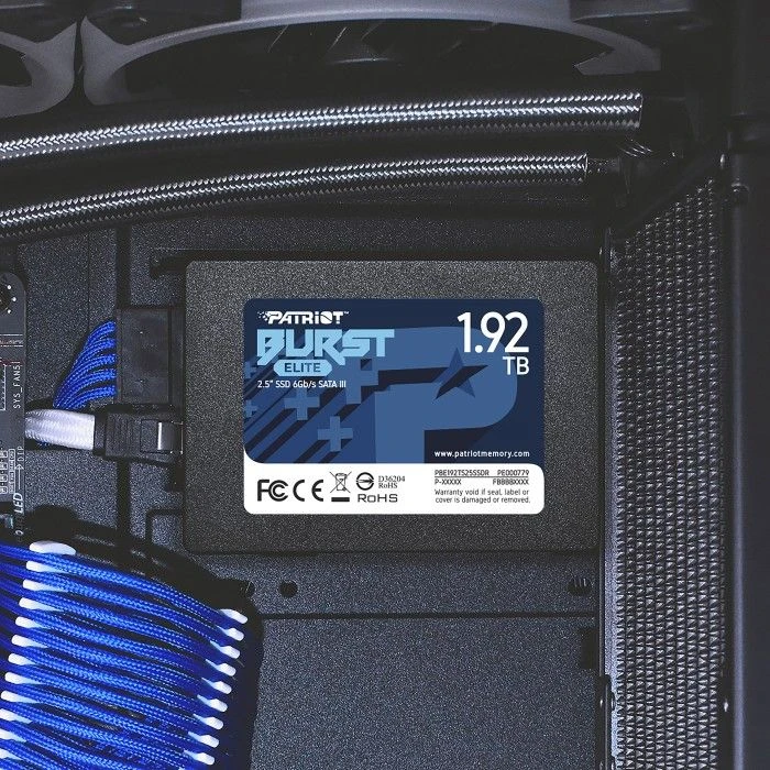 Kietasis vidinis diskas SSD Patriot Burst Elite 1.92 TB 2.5" SATA III