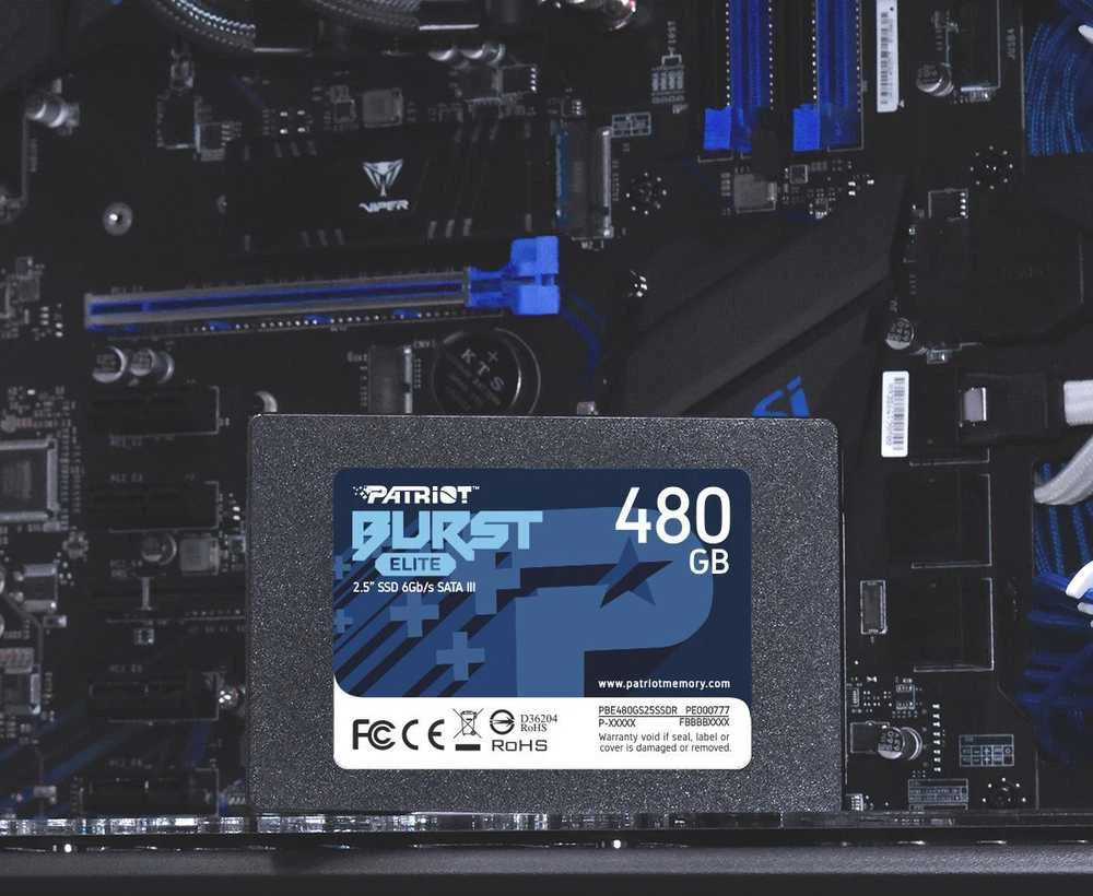 Kietasis vidinis diskas SSD Patriot Burst Elite 480 GB 2.5" SATA III