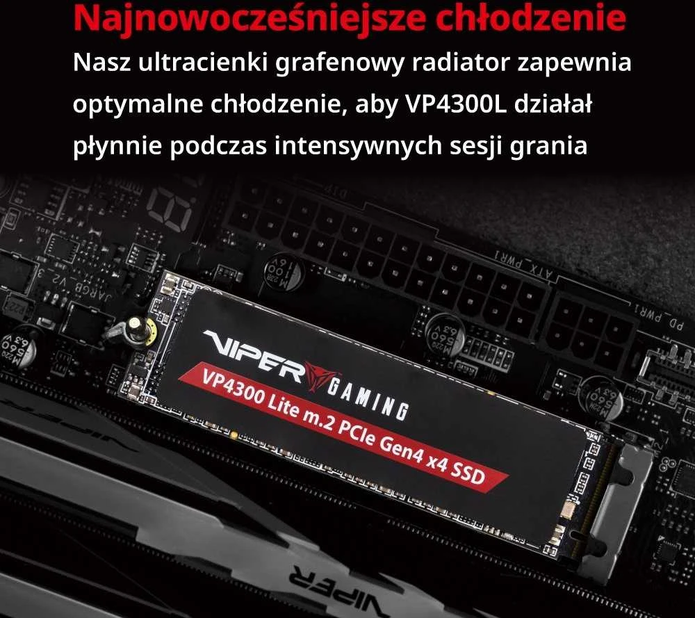 PATRIOT Viper VP4300 Lite 1TB M.2 2280 PCIe Gen4 x4