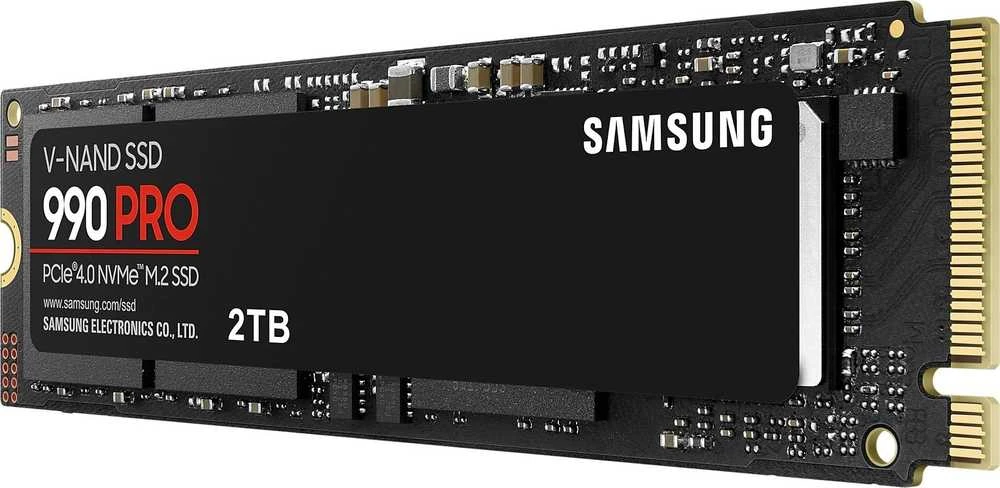 Kietasis diskas Samsung 990 PRO 2000 GB, SSD form factor M.2 2280, SSD sąsaja PCIe Gen4x4, Rašymo greitis 6900 MB/s, Skaitymo greitis 7450 MB/s