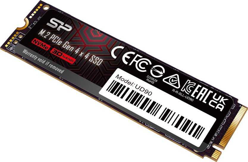 Diskas SSD Silicon Power UD90 4TB M.2 2280 PCI-E x4 Gen4 NVMe (SP04KGBP44UD9005)