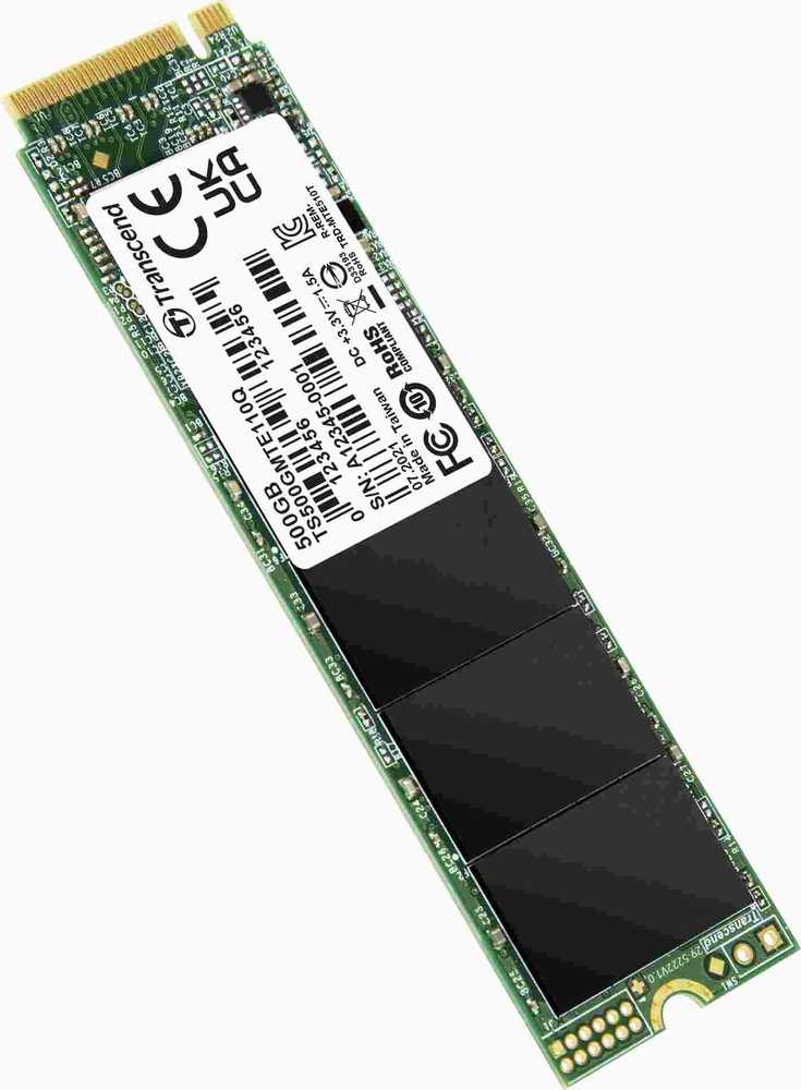 TRANSCEND 500 GB M.2 2280PCIe Gen3x4 QLC be DRAM