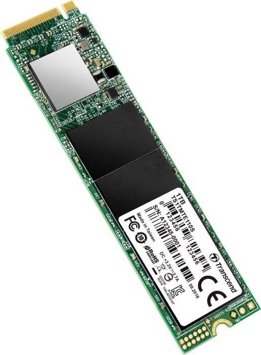 Transcend SSD 110S 1TB 3D NAND Flash PCIe Gen3 x4 M.2 2280, R/W 1700/1500 MB/s