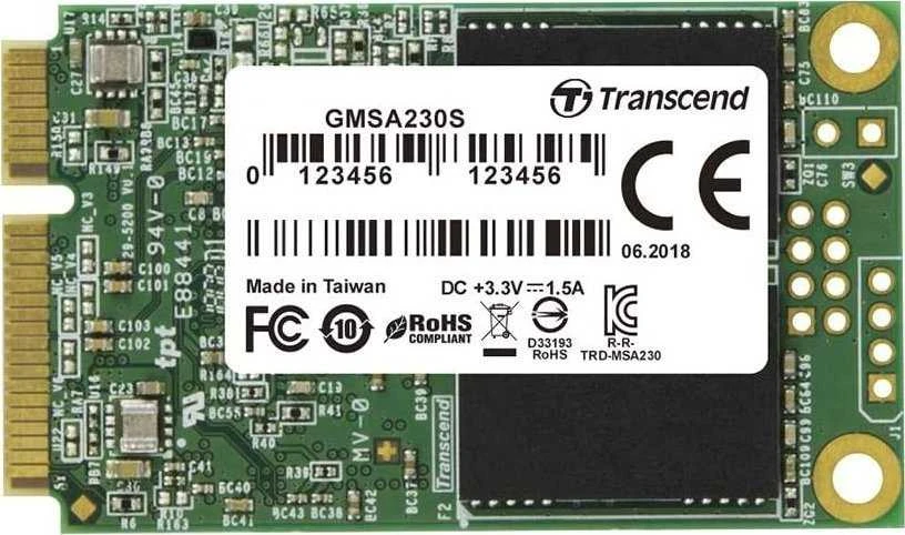 TRANSCEND 128GB mSATA SSD SATA3 3D TLC