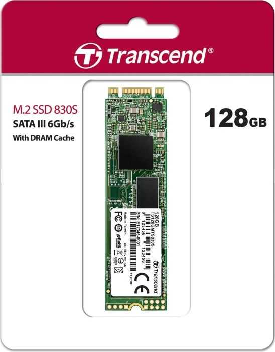 Transcend SSD 830S M.2 2280 SATA III 6Gb/s, 128GB, R/W 560/520 MB/s