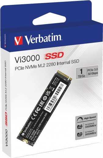 M.2 1TB Verbatim interne SSD PCIe 3.0 2280 Vi3000