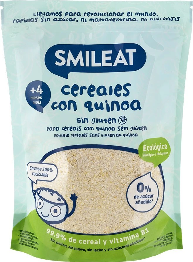 "Smileat" dribsniai be glitimo su kvinoja Bio 200g