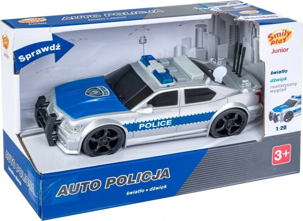„Smily Play“ automobilio policijos šviesos garsas